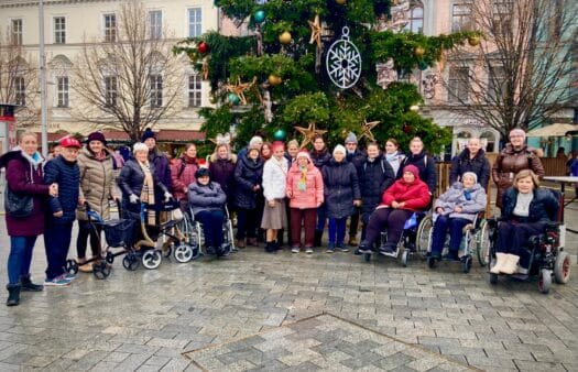 Návštěva brněnských vánočních trhů s klienty SeniorCentra Modřice